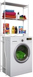 VCM Waschmaschinenschrank &raquo;Tubas&laquo;, BxHxL: 25 x 160 x 64 cm, Eisen - weiss