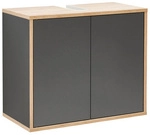 FACKELMANN Waschbeckenunterschrank &raquo;FINN&laquo;, Anthrazit, 2 T&uuml;ren, BxHxT: 60 x 50 x