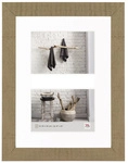 Walther Design Bilderrahmen &raquo;HOME&laquo;, BxL: 27,5 x 36 cm, beige, Holz