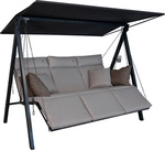 ANGERER FREIZEITM&Ouml;BEL Hollywoodschaukel &raquo;Lounge&laquo;, 3-Sitzer, inkl. Auflagen - beige