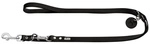 HUNTER Hundeleine, verstellbar, 1,6/200 cm , Leder, Schwarz