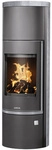 JUSTUS Kaminofen &raquo;Faro W+ 2.0&laquo;, gussgrau, Speckstein, 7 kW