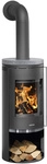 JUSTUS Kaminofen &raquo;Faro 2.0&laquo;, speckstein, Speckstein, 6 kW - grau