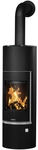 JUSTUS Kaminofen &raquo;Faro Aqua 2.0&laquo;, transparent, Speckstein, 8,5 kW, wasserf&uuml;hrend -