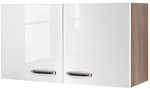 Flex-Well H&auml;ngeschrank &raquo;Valero&laquo;, Hochglanz Wei&szlig;/Sonoma Eiche, wei&szlig;,