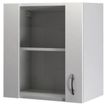 Flex-Well Glas-H&auml;ngeschrank &raquo;Wito&laquo;, wei&szlig;, melaminbeschichtete Spanplatte -...