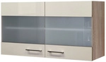 Flex-Well Glas-H&auml;ngeschrank &raquo;Nepal&laquo;, melaminbeschichtete Spanplatte,