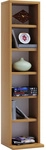 VCM Regal &raquo;Elementa&laquo;, BxHxL: 20 x 91,8 x 21 cm, Holzwerkstoff - braun