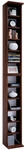 VCM Regal &raquo;Bigol&laquo;, BxHxL: 20 x 180 x 21 cm, Holzwerkstoff - braun