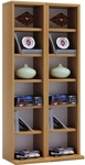 VCM Regal &raquo;Milano&laquo;, BxHxL: 20 x 91,8 x 42 cm, Holzwerkstoff - braun