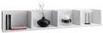 VCM Wandregal &raquo;Honsa&laquo;, BxHxL: 17 x 17 x 97 cm, Holzwerkstoff - weiss
