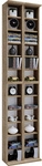 VCM Regal &raquo;Almera&laquo;, BxHxL: 20 x 180 x 42 cm, Holzwerkstoff - braun