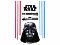 KOMAR Dekosticker »Darth Vader and Lightsaber«, BxH: 50 x 70 cm - bunt