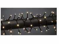Konstsmide LED-Büschellichterkette, 6 W, Kunststoff - schwarz