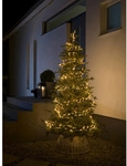 Konstsmide LED-Lichterkette, schwarz, Kabell&auml;nge: 18,18 m - weiss