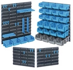 ALLIT Endloswand, StorePlus Set P 55 Kunststoff, schwarz, blau, grau
