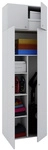 VCM Putzschrank &raquo;Vandol II&laquo;, BxHxL: 39 x 218 x 70 cm, Holzwerkstoff - weiss