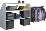 VCM Regal &raquo;Dacho &laquo;, BxHxL: 50 x 100 x 90 cm, Holzwerkstoff - weiss