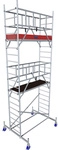 KRAUSE Fahrger&uuml;st &raquo;ProTec&laquo;, Arbeitsh&ouml;he: 6,30 m, max. 200 kg/m&sup2;, Aluminium -