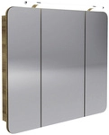 FACKELMANN Spiegelschrank &raquo;MILANO&laquo;, BxHxT: 89,9 x 78 x 15,8 cm, 6500 K, kaltwei&szlig; -