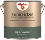 ALPINA Wandfarbe, 2,5 Liter f&uuml;r ca. 20-30m&sup2; - gruen