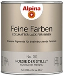 ALPINA Buntlack &raquo;Feine Farben&laquo;, 0,75 l, hellgrau - beige