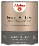 ALPINA Buntlack &raquo;Feine Farben&laquo;, 0,75 l, graphitgrau