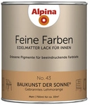 ALPINA Buntlack &raquo;Feine Farben&laquo;, 0,75 l, lehmorange - gelb