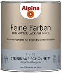 ALPINA Buntlack &raquo;Feine Farben&laquo;, 0,75 l, blaugrau