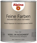 ALPINA Buntlack &raquo;Feine Farben&laquo;, 0,75 l, mittelgrau