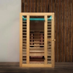 HOME DELUXE Infrarotsauna &raquo;Redsun M Deluxe&laquo;, f&uuml;r 2 Pers., Fronteinstieg,