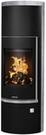 JUSTUS Kaminofen &raquo;Faro W+ 2.0&laquo;, gussgrau, Speckstein, 7 kW - schwarz