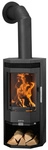 JUSTUS Kaminofen &raquo;Usedom 5 D&laquo;, schwarz, Stahl, 5,5 kW, Dauerbrand geeignet