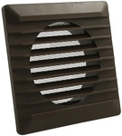 MARLEY L&uuml;ftungsgitter, eckig, Hart-PVC (PVC-U), braun