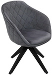 PHOENIX Drehstuhl &raquo;AMANDA&laquo;, BxHxL: 61 x 80 x 570 cm, bis max. 120 kg - grau