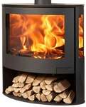 PANADERO Kaminofen &raquo;Iris&laquo;, schwarzmetallic, Stahl, 7,8 kW