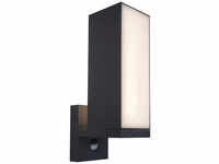 LUTEC LED-Außenwandleuchte »cuba«, anthrazit, inkl. Leuchtmittel, Breite: 9,2 cm -