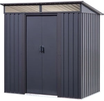 FLORAWORLD Metallger&auml;tehaus &raquo;Lightline&laquo;, mit Pultdach, Gr. M, BxHxT: 195 x 196 x