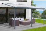FLORAWORLD Terrassen&uuml;berdachung, Breite: 496 cm, Dach: Polycarbonat (PC), anthrazit