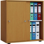 VCM B&uuml;roschrank &raquo;Lona L mit Schiebet&uuml;ren&laquo;, BxHxL: 37 x 74 x 70 cm,...