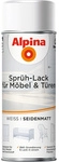 ALPINA Spr&uuml;hlack, 400 ml, f&uuml;r ca. 1,5 m&sup2;, wei&szlig;, seidenmatt - weiss
