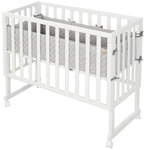 roba Beistellbett, (BxL): 49,5 cm x 90 cm, Holz, wei&szlig; - weiss