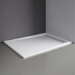 SCHULTE Duschwanne &raquo;ExpressPlus&laquo;, BxT: 90 x 100 cm, alpinwei&szlig;/chromfarben - weiss