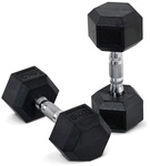 HOMCOM Gummi-Hantel, rosa, BxHxL: 12,7 x 30,5 x 12,7 cm