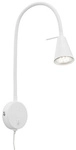 BRILONER LED-Bettleuchte &raquo;TUSA&laquo;, &oslash;: 8 cm, 4 W, 230 V - weiss