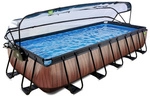 EXIT Toys Pool &raquo;Wood Pools&laquo;, Breite: 320 cm, 12600 l, braun