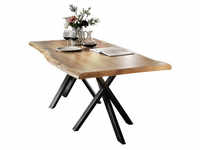 SIT Tisch »TABLES & CO«, HxT: 76 x 100 cm, Holz - braun | schwarz