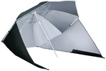 Outsunny Sonnenschirm, H&ouml;he: 222 cm, dunkelgr&uuml;n - gruen