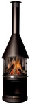 BUSCHBECK Edelstahlkamin &raquo;Sydney&laquo;, BxHxT: 72 x 250 x 72 cm - schwarz