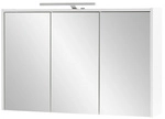 SCHILDMEYER Spiegelschrank &raquo;Flag&laquo;, HxT: 60 x 16 cm, 3-t&uuml;rig, wei&szlig; gl&auml;nzend -
